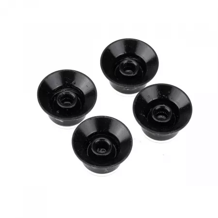 Комплект ручек потенциометров (2+2), Les Paul, черные, Musiclily, MX1566BK-2-MX1568BK-2