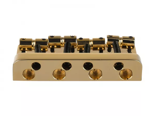 Бридж для бас-гитары, золото, Paxphil, BB012-GD  рис.2 