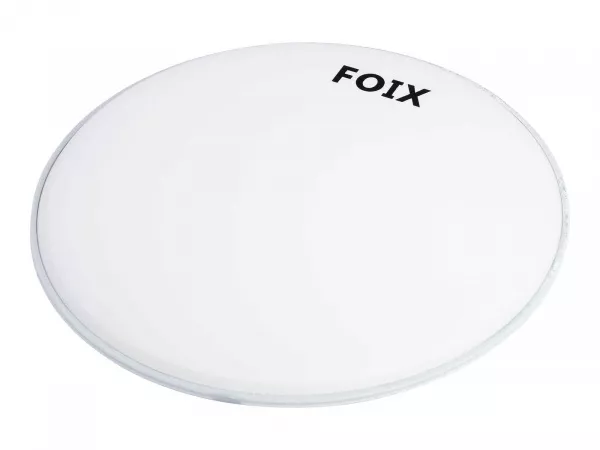 Пластик для малого и том барабана 14", белый, с покрытием, Foix, FDH-25WC-14  рис.2 