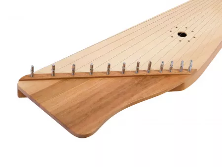 Гусли с волной, 12 струн, цвет ель, Мир гуслей, MG-W12FI