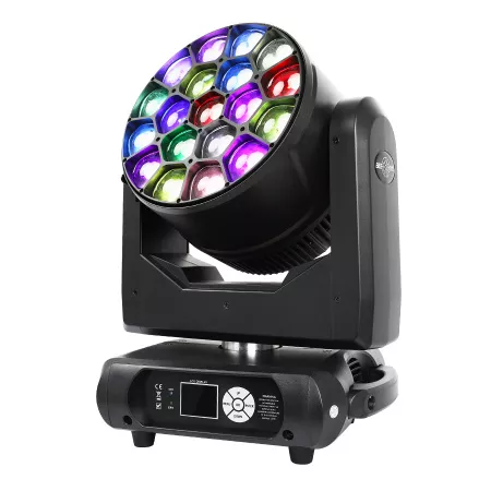 Вращающаяся голова Wash, Bee Eye, RGBW, LED 19х15Вт, LFocus, MH-4Y
