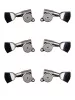Колки для гитары 3+3, локовые, хром, Gotoh, SG381-HAPM-04-C-L3+R3