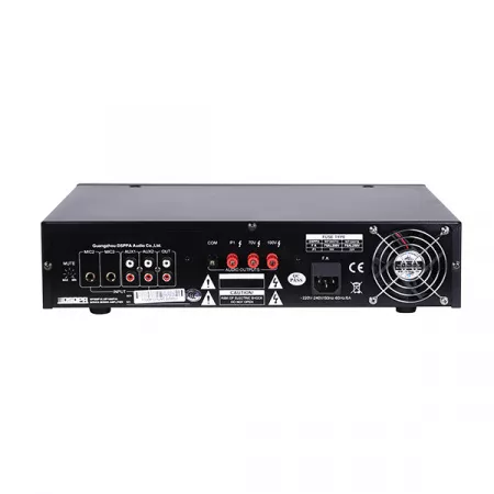 LAM1120P Микшер усилитель мощности трансляционный, 120Вт, LAudio