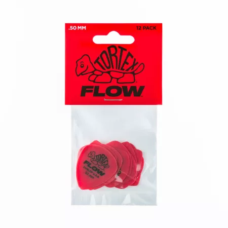 Tortex Flow Медиаторы 12шт, толщина 0.50мм, Dunlop, 558P.50