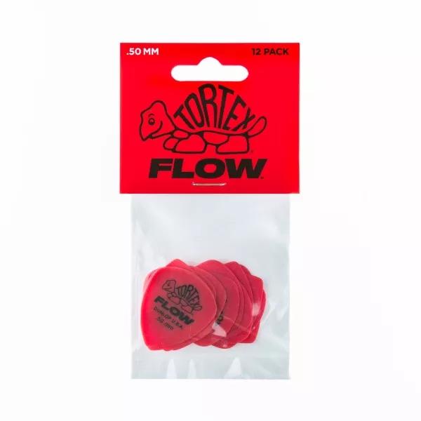 Tortex Flow Медиаторы 12шт, толщина 0.50мм, Dunlop, 558P.50  рис.2 