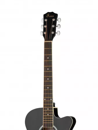 Акустическая гитара, черная, Foix, FFG-2039C-BK