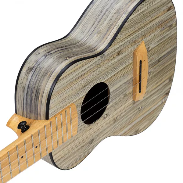 Bamboo Series Graphite Укулеле тенор, с чехлом, графит, Cascha, HH-2317  рис.2 