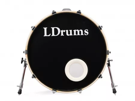 Бас-барабан 22" x 18", красный, LDrums, 5001012-2218
