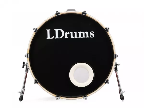 Бас-барабан 22" x 18", красный, LDrums, 5001012-2218  рис.2 