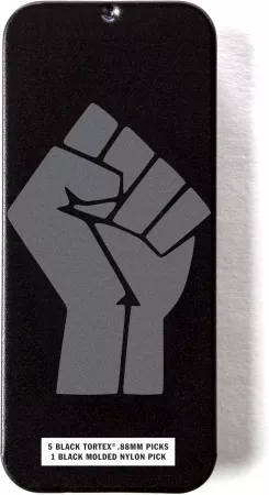 Black Lives Matter Медиаторы 6шт, толщина 0,88мм, черные, Dunlop, BLMT03