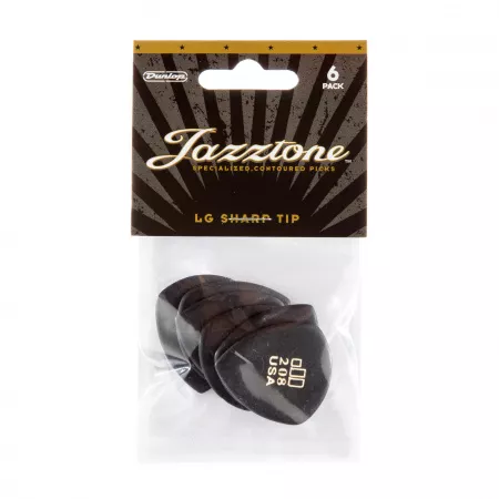 JD Jazztones Медиаторы, 6шт, большой острый кончик, Dunlop, 477P208