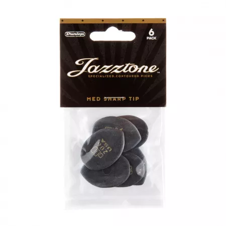 JD Jazztones Медиаторы, 6шт, средний кончик, Dunlop, 477P206