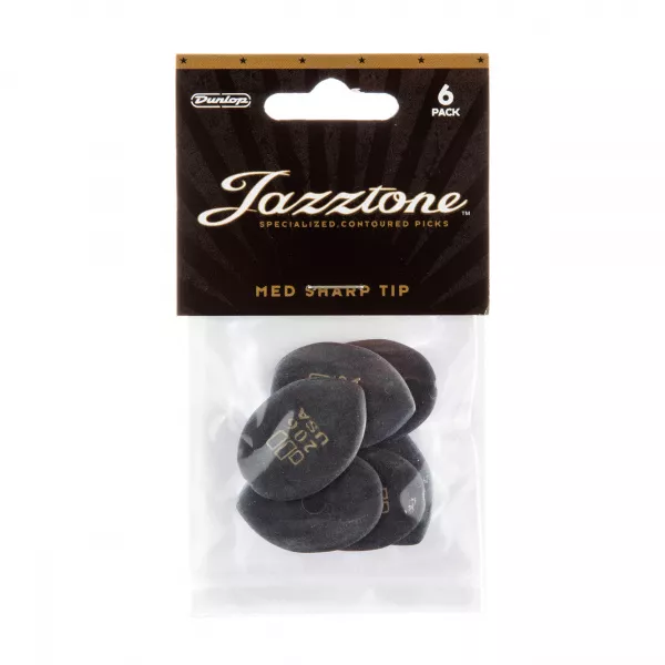 JD Jazztones Медиаторы, 6шт, средний кончик, Dunlop, 477P206  рис.2 