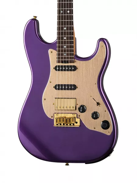 Электрогитара с встроенным процессором, фиолетовая, GTRS, S900-Standard-900-650-PPR  рис.2 