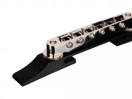 Бридж для арктоп гитары Tune-O-Matic, никель, Hosco, F-2820E