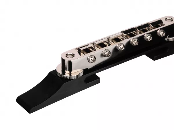 Бридж для арктоп гитары Tune-O-Matic, никель, Hosco, F-2820E  рис.2 