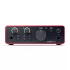 Scarlett Solo Звуковая карта USB, 24 бит/192 кГц, 2 входа-2 выхода, Focusrite, Scarlett-Solo-4th-gen