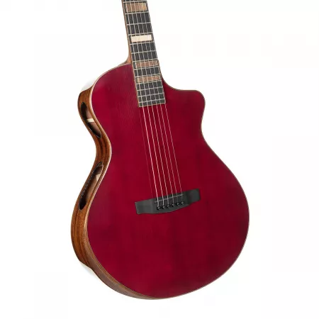 Masterpiece Series Электро-акустическая гитара, с чехлом, Cort, Modern-Burgundy-WCASE-TBD