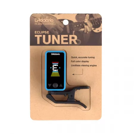 PW-CT-17BU Eclipse Тюнер на прищепке, синий, Planet Waves