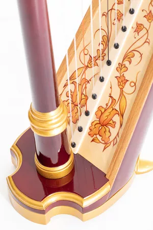 MLH0013 Capris Арфа 21 струнная (A4-G1), цвет - махагони глянцевый, Resonance Harps