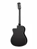 Акустическая гитара, с вырезом, черная, Foix, FFG-3039-BK