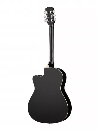 Акустическая гитара, с вырезом, черная, Foix, FFG-3039-BK