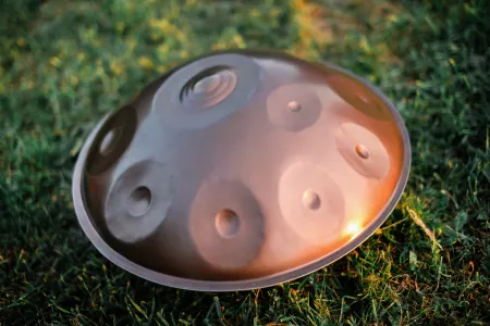 Глюкофон 53см, 11 мембран, Курд ре-минор, Kosmosky, KSY.Handpan-11