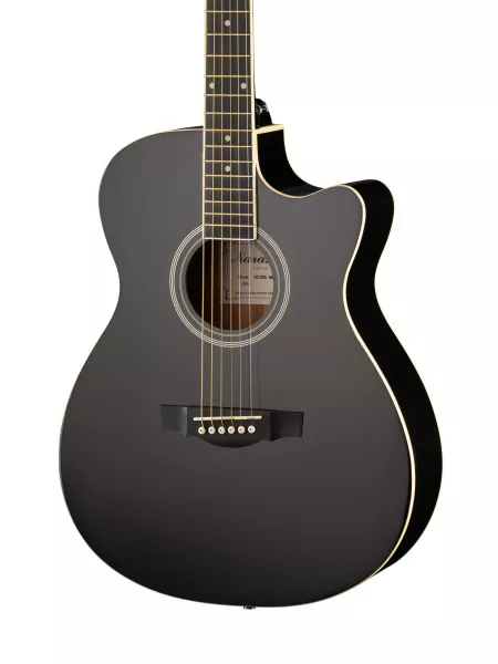 Акустическая гитара с вырезом Naranda, TG120CBK  рис.2 