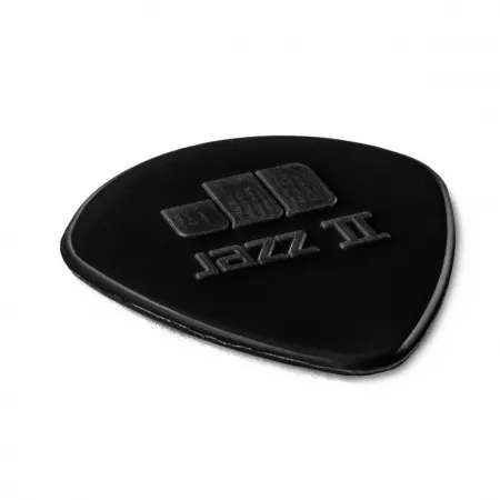 Jazz II Медиаторы, 24шт, полукруглый кончик, нейлон, черные, Dunlop, 47R2S