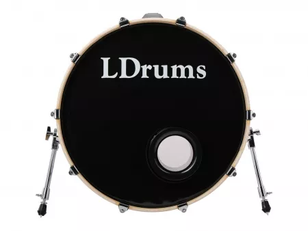Бас-барабан 22" x 18", белый, LDrums, 5001011-2218