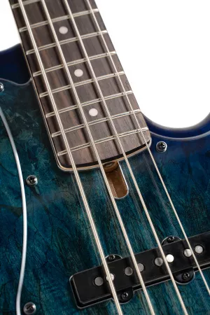 GB Series Бас-гитара, синяя, с чехлом, Cort, GB-Fusion-4-BB-wbag