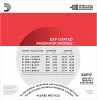 EXP17 Coated Phosphor Bronze Комплект струн для акустической гитары, Medium, 13-56, D'Addario