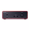 Scarlett Solo Звуковая карта USB, 24 бит/192 кГц, 2 входа-2 выхода, Focusrite, Scarlett-Solo-4th-gen