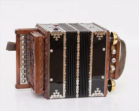 SG10-AbK Саратовская гармонь 10 клавиш, ля бемоль, Саратовская гармоника