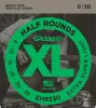 EHR330 Half Round Комплект струн для электрогитары, Extra-Super Light, 8-39, D'Addario