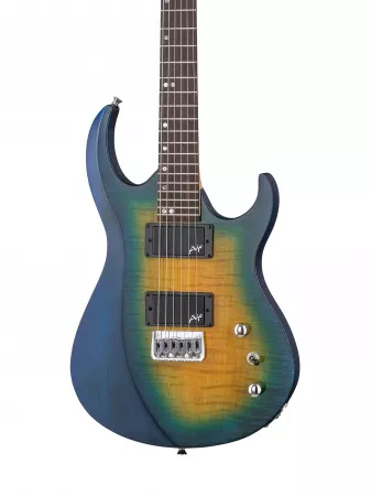 Электрогитара, синяя, Inspector, Phoenix-6-exc-blue