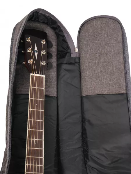 Чехол для акустической гитары, серый, Lutner, MLDG-47k  рис.2 