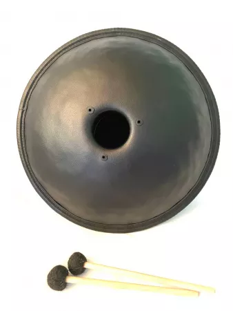 Глюкофон "Гранофон", черный 36см, 10 нот, с палочками и чехлом, Pangooda Drums, PNG-GR-36M1