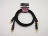 Кабель аудио 2хRCA-2хRCA, 1м, ZZcable, E36-2RCA-2RCA-0100-0
