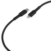 Кабель GP21TL Type-C (m)-Lightning (m) 3.0A 27W силикон черный, GoPower, 00-00028378