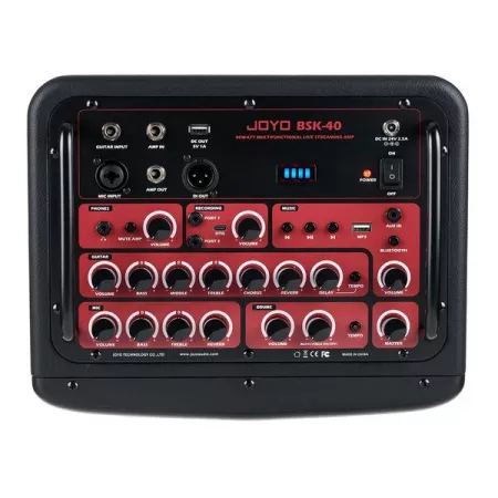 Комбоусилитель для акустической гитары, 40Вт, черный, Joyo, BSK-40-BK