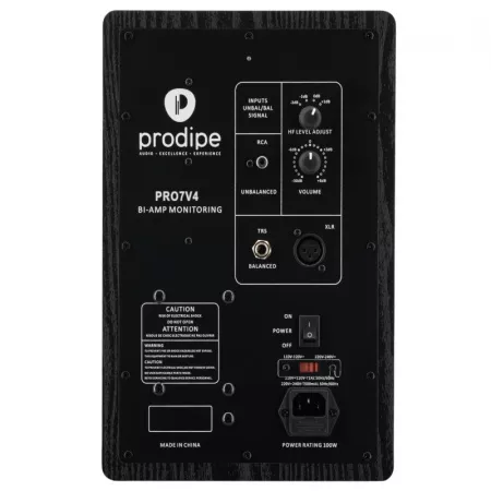 Pro7 Студийный монитор активный, 100Вт, черное дерево, Prodipe, PRO7V4BW