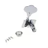 Одиночный колок для бас-гитары, правый, хром, Musiclily, M446