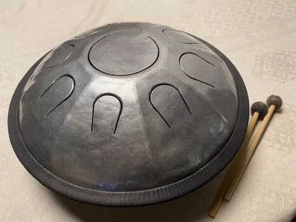 Глюкофон "Гранофон" Снежная Королева, 36см, с палочками и чехлом, Pangooda Drums, PNG-GR-36SK  рис.2 