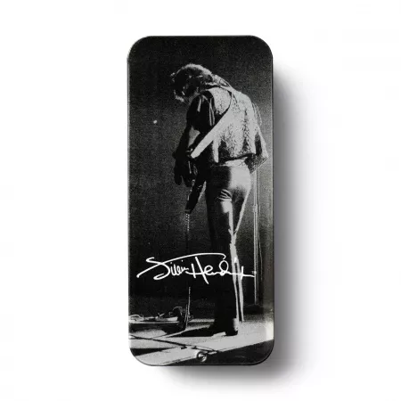 Jimi Hendrix Silver Portrait Медиаторы 12шт, средние, в коробочке, Dunlop, JH-PT06M