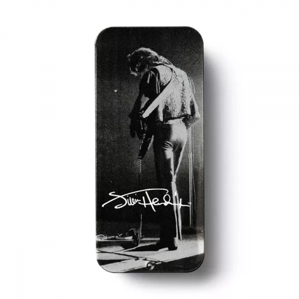 Jimi Hendrix Silver Portrait Медиаторы 12шт, средние, в коробочке, Dunlop, JH-PT06M  рис.2 