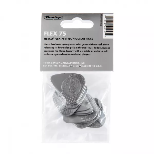 Herco Flex 75 Медиаторы, 12шт, толстые, Dunlop, HE211P  рис.2 
