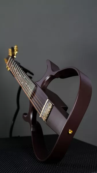 SG2 Сайлент-гитара 12-струнная, темно-коричневая, MIG Guitars, SG2CN23  рис.2 