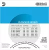 EJ16 PHOSPHOR BRONZE Струны для акустической гитары фосфорная бронза Light 12-53 D`Addario