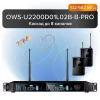 Двухканальная радиосистема, головной, петличный микрофон, Октава, OWS-U2200D01L02В-B-PRO